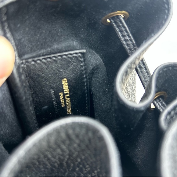 Women’s Saint Laurent YSL Paris, V11 grain leather hobo bag made in Italy. - Picture 8 of 16